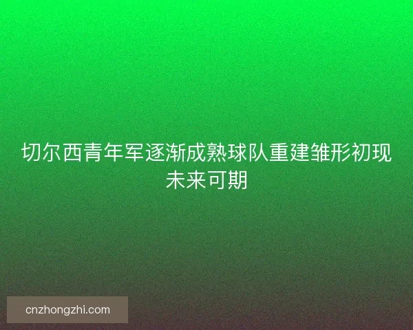 切尔西青年军逐渐成熟球队重建雏形初现未来可期